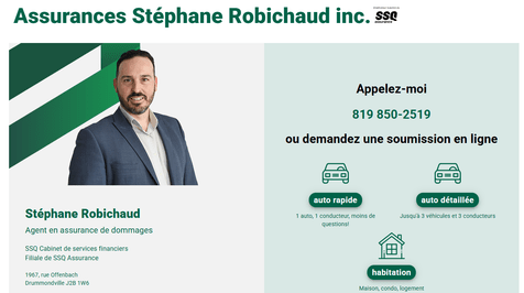 Portail Client Assurances Stéphane Robichaud